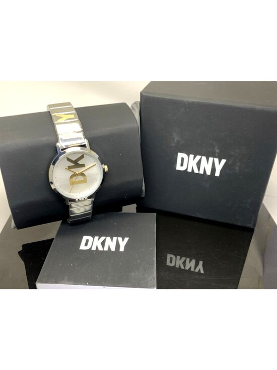 DKNY Women\'s Watch NY2999 Modernist Quartz Gold Silver Stainless Steel 32mm